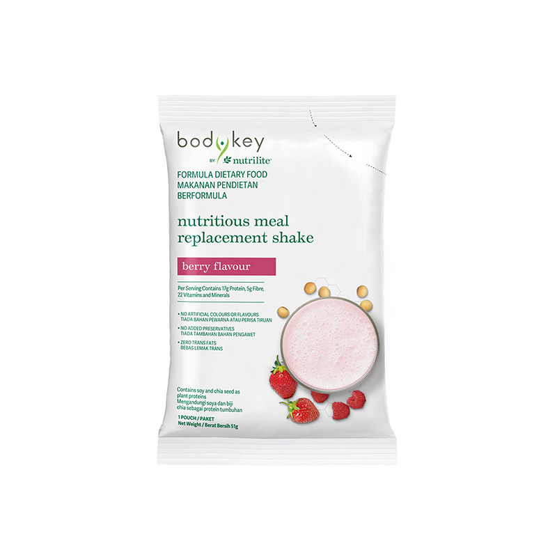 BodyKey Meal Replacement Shake Berry