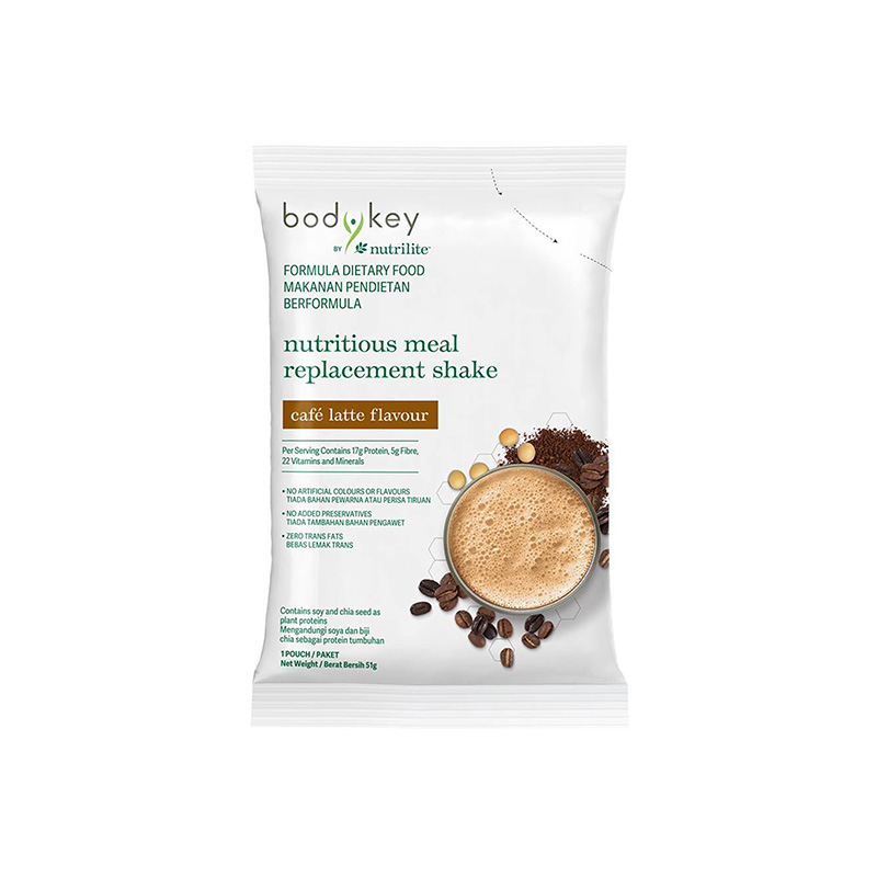 BodyKey Meal Replacement Shake Cafe Latte